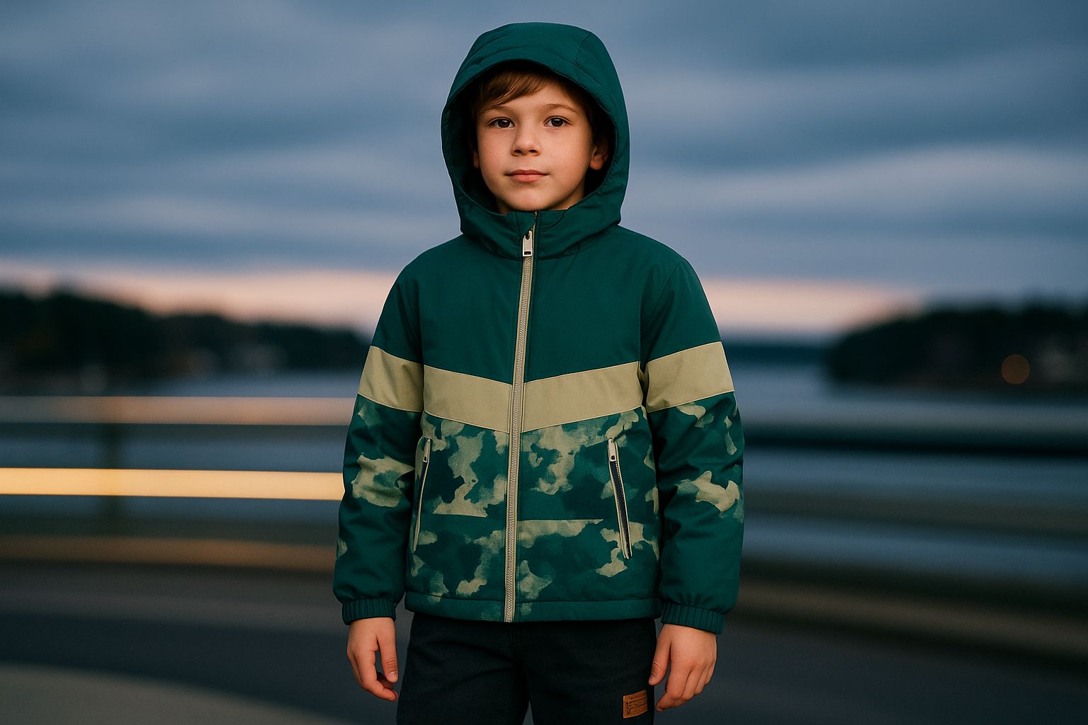 Lähikuva Kids Brand Storen Mid Season Sale -bannerista, taustalla epäselviä vaatteita